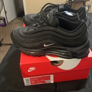 Nike Airmax 97  Triple Black. Size 4.5  Sneakers